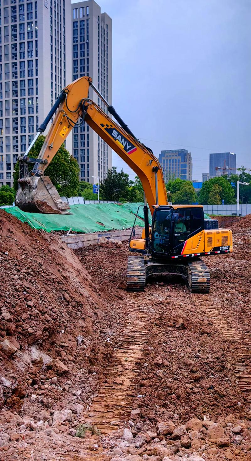 #工程機械設備 精彩四月,完美收工!#雨污分流市政工程